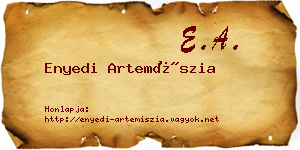 Enyedi Artemíszia névjegykártya